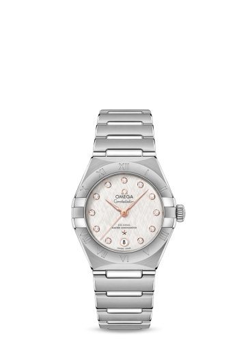 Omega Constellation Manhattan 29 Co-Axial Master Chronometer Stainless Steel / Silk Diamond